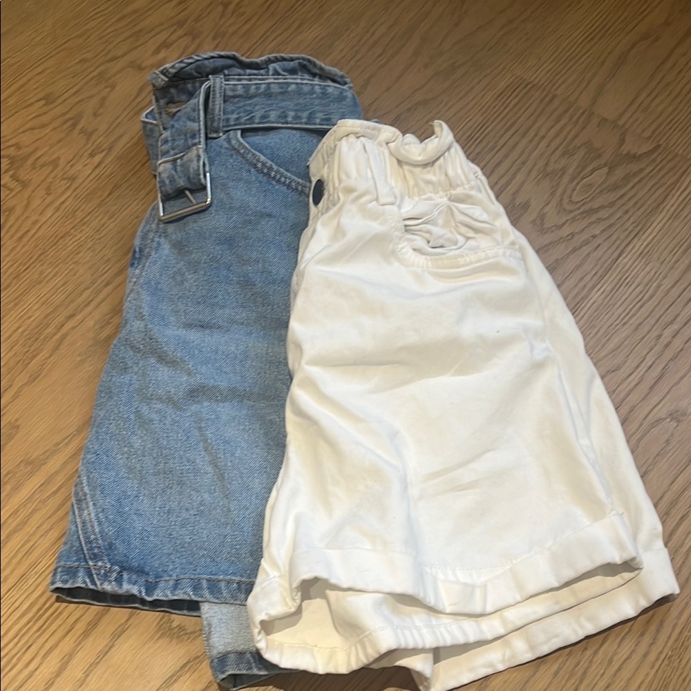 denim short and skirt bundle